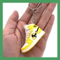 1 Yellow Rose (single key chain)