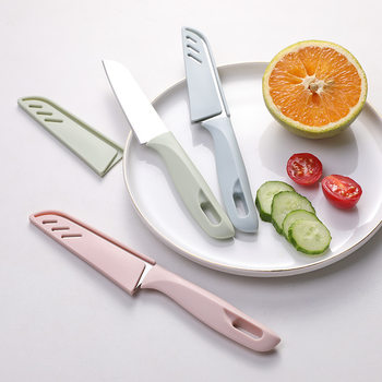 Stainless Steel Peeler Multi-function Cutter Knife Outdoor Picnic Meat Cutting Knife Portable Household Small Fruit Knife
