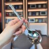 Stainless Steel Spoon Net Red Stone Pattern Spoon Household Dining Spoon Dessert Spoon Korean Long Handle Crack Spoon Spoon Spoon Spoon