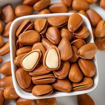 Pine Nuts with Open Shells, Extra Large Particles, Northeastern Red Pine Nuts, Hand-Peeled, Natural Flavor, Bulk, Net Weight Pine Nuts