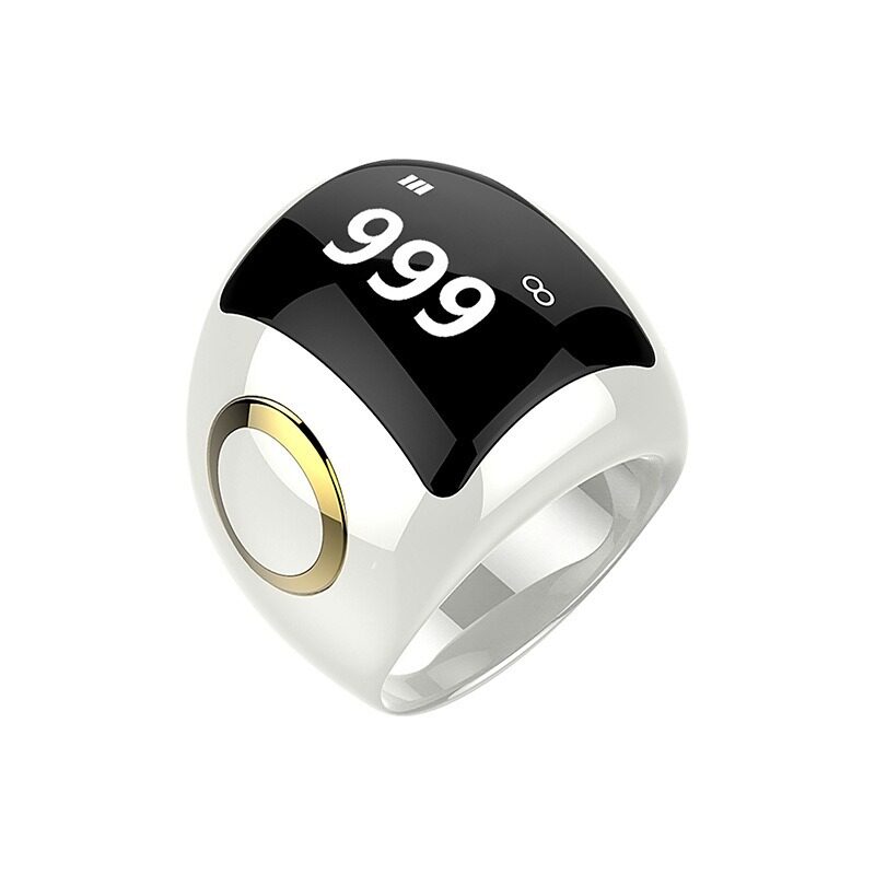 [Factory Direct Supply] Smart Bluetooth Ring Digital Counter Time Reminder Supports Wholesale Counting Ring