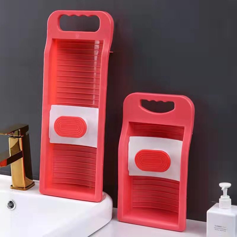 Creative Washing Board Dormitory Household Portable Non-slip Washing Board for Washing Underwear Socks Thickened Plastic Mini Washing Board