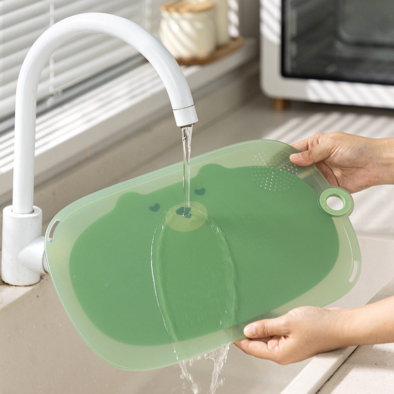 Food-Grade Cutting Board, Household Non-Slip Chopping Board, Small Cutting Board Set, Baby Food Supplement, Small Fruit Knife Set, Antibacterial for Fruits and Vegetables