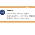 M09 is suitable for p60pro and other models, single bare film