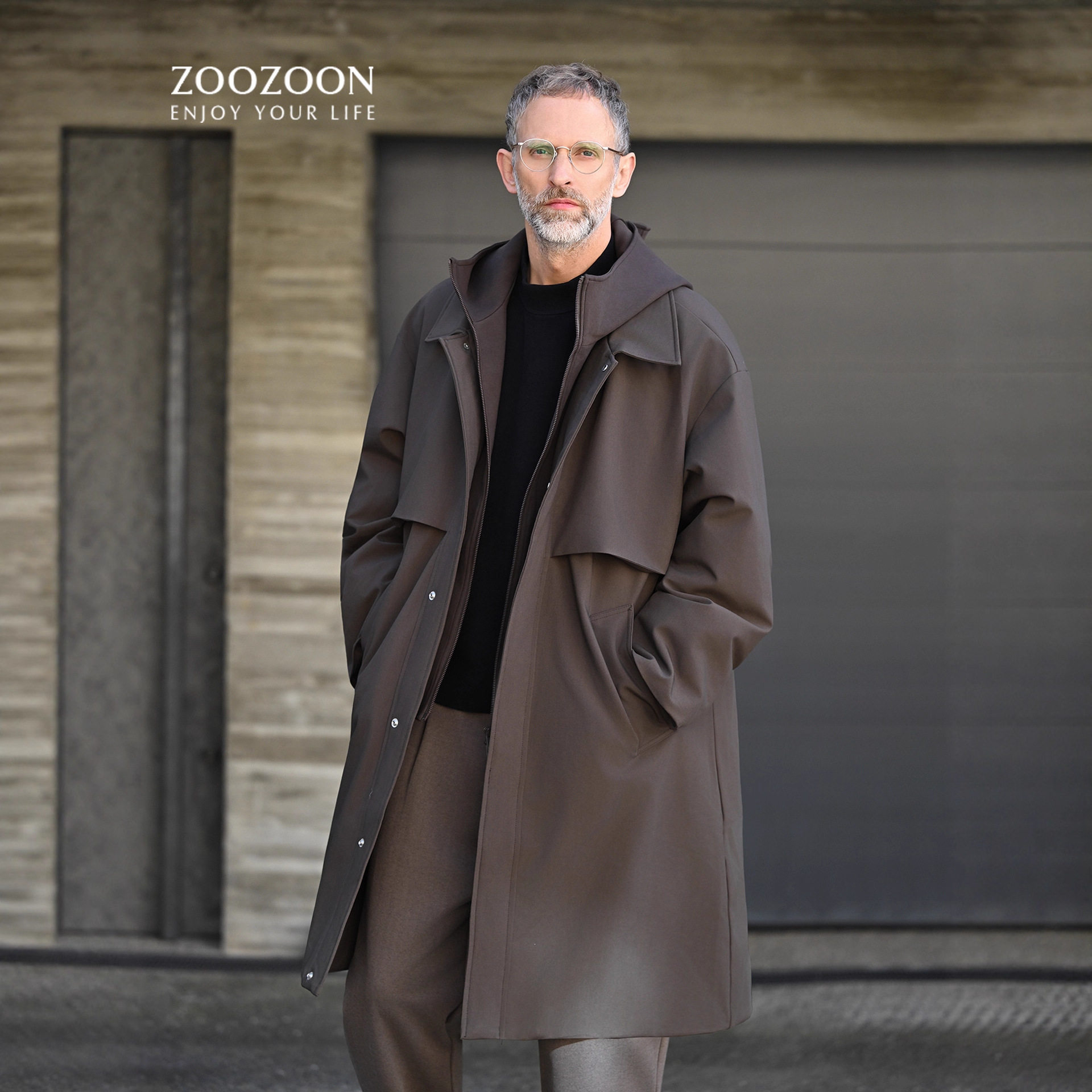 Authentic Lightweight Warm down Jacket for Men 2025 New Winter Mid-Length Fashionable High-End Hooded Jacket