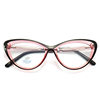 New 8341 elastic glasses leg frame round unisex TR90 frame plain glasses anti-blue light glasses plain glasses