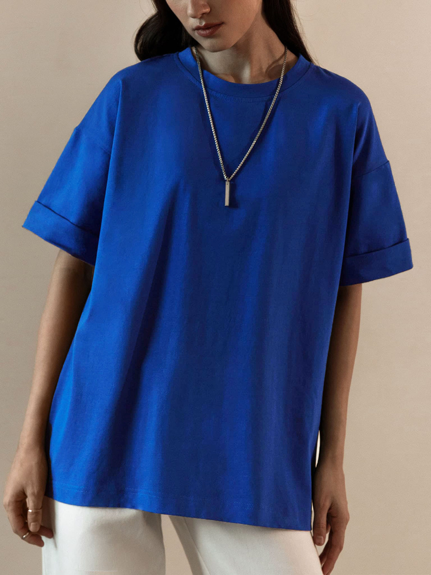 Womens Loose Fit Cotton T Shirt 16 Colors Soft Fabric Casual Style Perfect for Summer Wear Wholesale Available