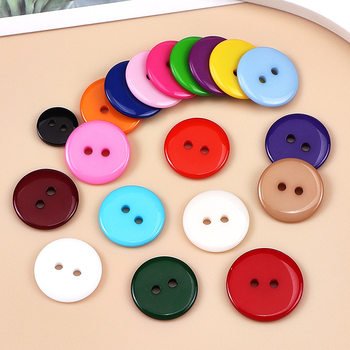 Factory direct color coat button feeling sweater suit resin wide button children's clothing coat diy button