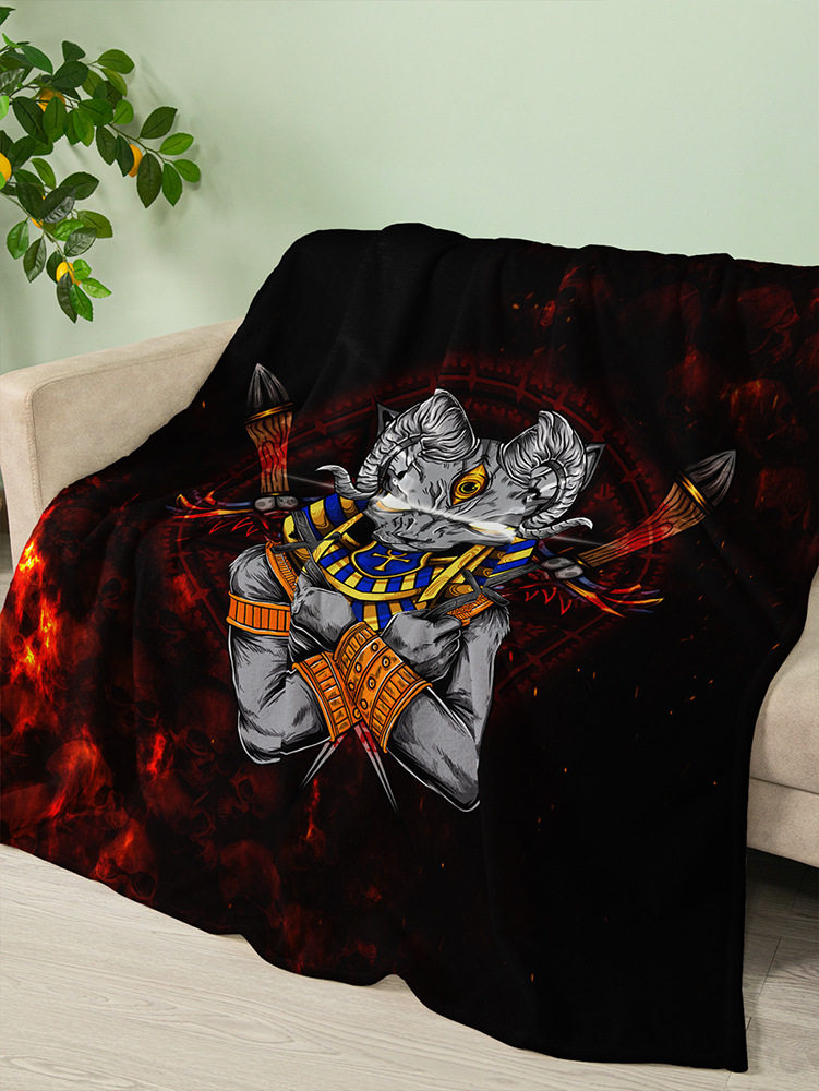 Amazon cross-border flannel blanket dark wind animal blanket bear leopard Crystal velvet blanket spring and autumn foreign trade Wholesale