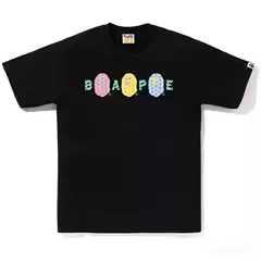 2026 New Japanese-Style Cross-Border Trendy Brand Bape Ape Head Heavy-Duty Short-Sleeve Shark Camouflage Loose T-Shirt