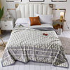 Milk velvet quilt cover single piece double-sided mink velvet winter thickened fleece-lined flannel blanket double plush quilt cover single person