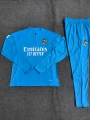 2526 real madrid light blue [player version] ad on the left and right cuffs