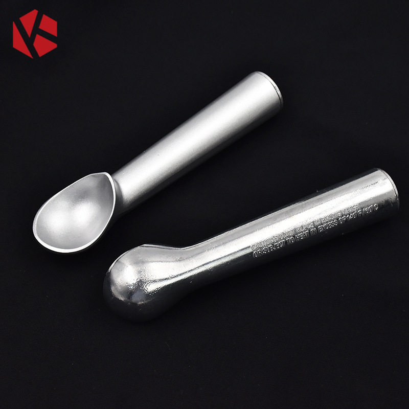 Self-melting Metal Aluminum Alloy Ice Cream Spoon Ice Cream Dig Ball Spoon Ice Cream Spoon Dig Ball Spoon Ice Cream