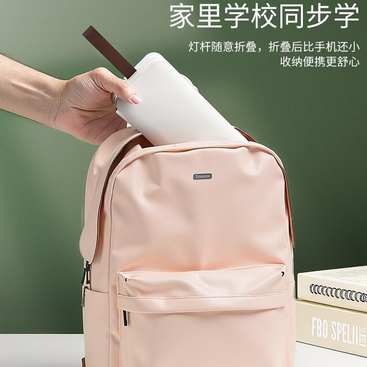 Clip Table Lamp Folding Rechargeable Eye Protection Learning High School Student Dormitory Lamp Student Portable Ultra-Long Life Lamp