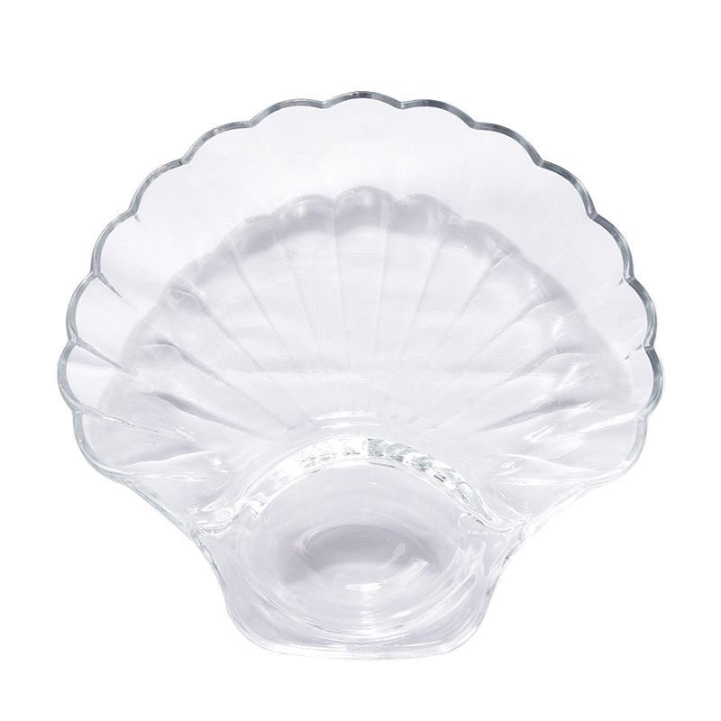 Glass Dumplings Dumplings Plate with Dip Dish European Style Creative Home Salah Bowl Fruit Plate Split Plate