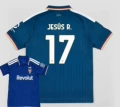 Como 1907 home jersey with Jesus R. printed on it # 17
