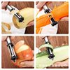 Multi-functional planing silk planing peeling water fruit and vegetable peeler household stainless steel three-in-one peeling knife kitchen potato planing