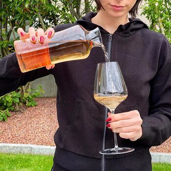 Ultra-thin decanter Grassl white wine dry white decanter same style light luxury minimalist boutique crystal decanter