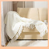 ✅ Chenille Knitted Blanket Office Summer Thin Blanket Sofa Blanket Bean Blanket Air Conditioning Blanket Bed End Blanket Woven Blanket