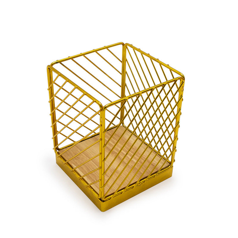 New Iron Art Light Luxury Chopstick Holder, Miscellaneous Items Container, Drainage Storage Chopstick Holder, Chopstick Cage, No-Installation Storage Rack for Chopsticks