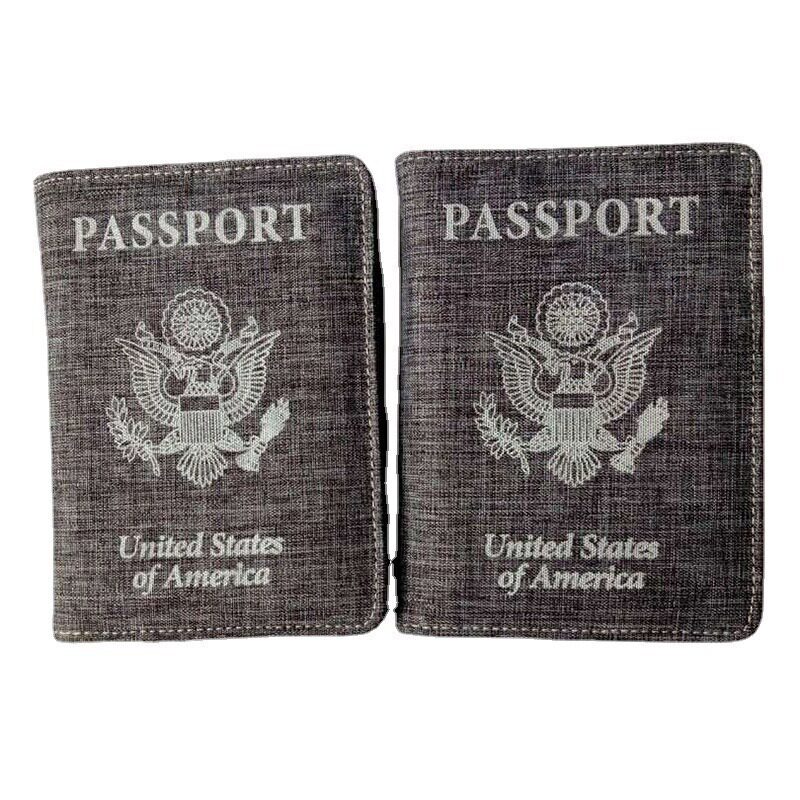 Leather Passport Holder for Men and Women Traveling Abroad, Zipper Passport Document Bag, Ticket Document Bag, Card Holder, Passport Book