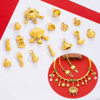 Ancient Dummy Pen Official Hat Pendant Gourd Peanut Persimmon Pendant DIY Pin Bracelet Red Rope Jewelry Pendant