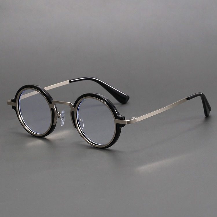 National Designer Series Ins Trendy Round Glasses Frame Small Frame Glasses Versatile Glasses for Men and Women Myopia Glasses