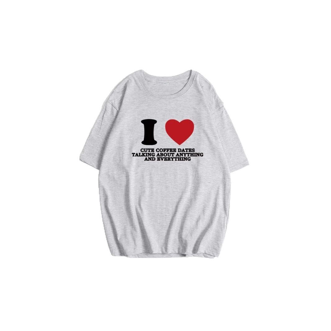 Womens Vintage Graphic T Shirt Casual Loose Fit Round Neck Short Sleeve Cotton Summer Essential Wholesale