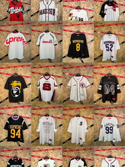 Supreme Trendy Brand Ss26 Short-Sleeved T-Shirt American Street Fashion Short-Sleeved and Long-Sleeved T-Shirts Wholesale