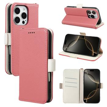 Suitable for Apple Iphone16E Pebbled Side Buckle Wallet Type 11 Mobile Phone Leather Case 12 Flip Phone Case