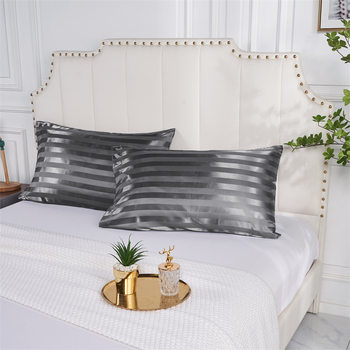 Factory direct supply cross-border foreign trade Amazon satin satin pillowcase pillowcase imitation silk pillowcase