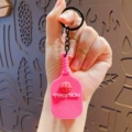 Pickleball Paddle Keychain - Rose Pink