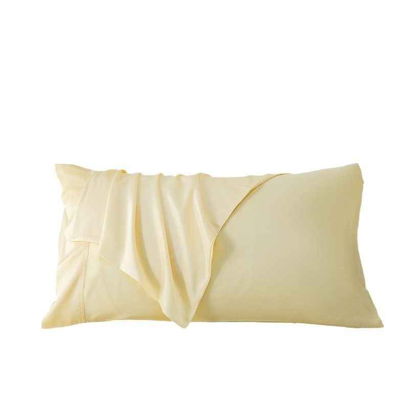 Bamboo fiber satin pillowcase skin-friendly soft home high-grade pillowcase Amazon cross-border foreign trade source factory