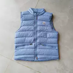 M Home GUI Lightweight Down Vest Autumn and Winter Short Men's and Women's Vest Coat 90 White Duck Down Stand Collar Shoulder