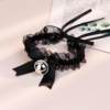 Bow Lace Bell Necklace choker Collarbone Neck Accessories Soft Girl Neck Strap cos Maid Collar