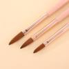 Nail Art Pen Crystal Pen Plastic Rod 3-Piece Set Painted Pen Carving Pen Silver Head Nail Brush Crystal Pen Set