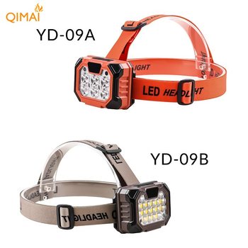 Cross-border new multi-function COB portable rechargeable headlight with induction LED multi-light source head-mounted night fishing light