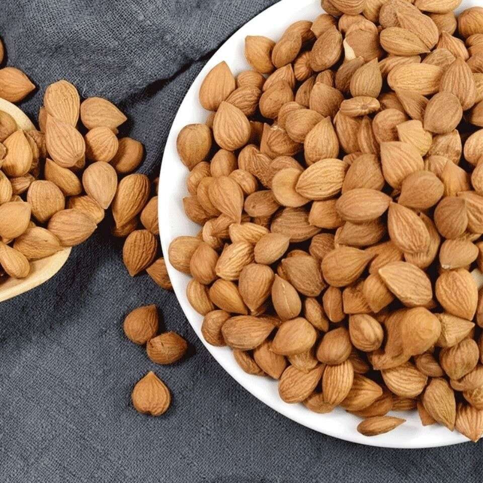 Medicinal Bitter Almonds 500g Wild Mountain Almonds New Arrival Almonds Chinese Medicinal Materials Northern Almonds Edible Bitter Almonds