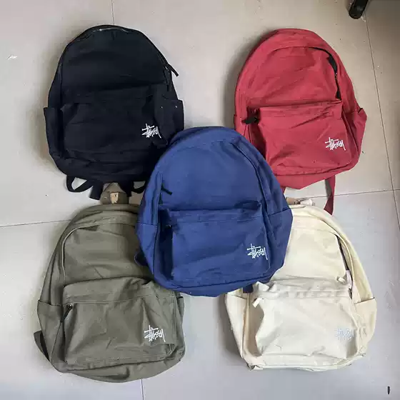 Fashionable Brand Stus Backpack Design Casual Student Men and Women Versatile Portable School Bag Outdoor Sports Cycling Backpack