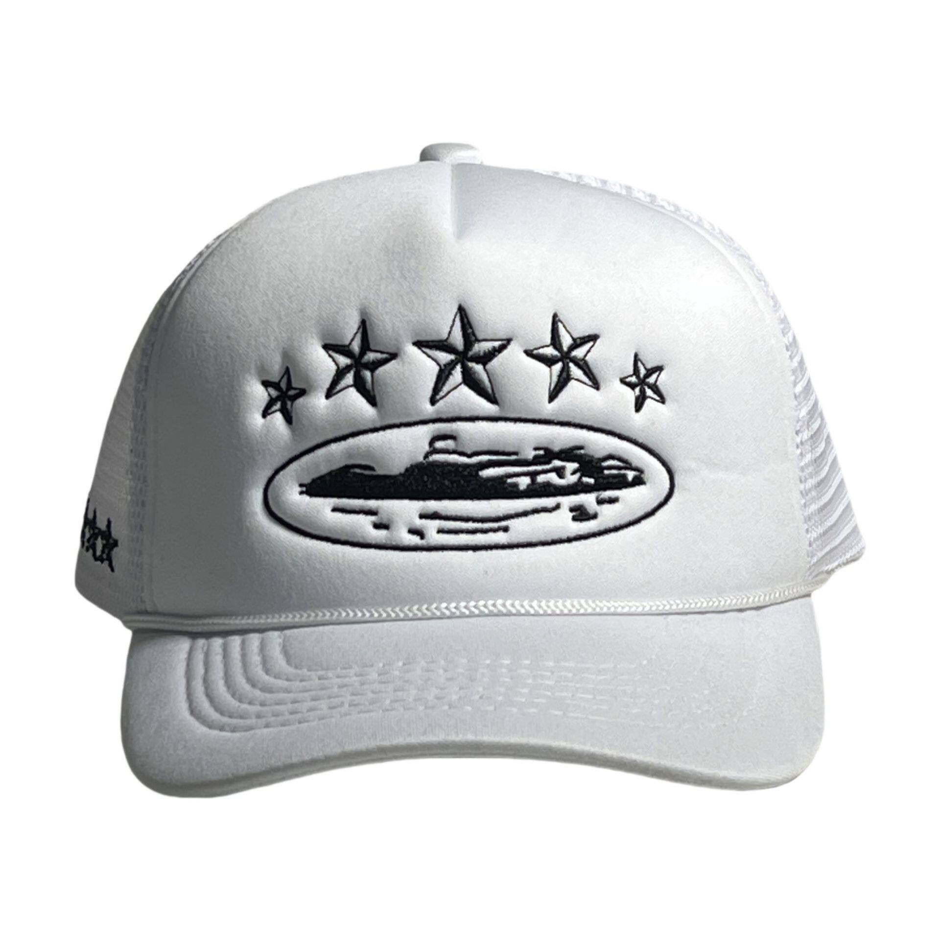 New European and American fashion brand baseball cap personalized cruise ship embroidery truck cap five-pointed star cargo truck cap fashion star net cap