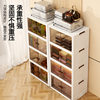 Storage Box storage cabinet double door folding locker multifunctional drawer clothes toy storage box with lid