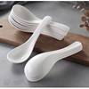 Jingdezhen Bone China Household Spoons and Chopsticks Porcelain Spoons Pure White Bone China Small Spoons Hotel Supplies Soup Spoons