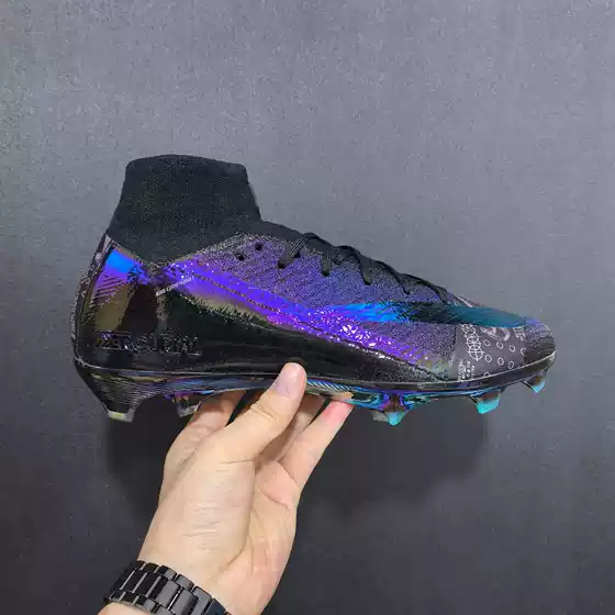 Foreign Trade Shoes Superfly Practical Football Shoes Men's Assassin 16 High-Top Knitted Sports Shoes Women's Fg Trendy Soccer Shoes