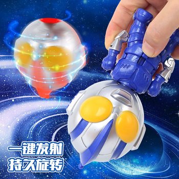 Popular Superman Transformation Gyro Set Tiga Tairo Orbero Action Figure Children Girls Boys Toys