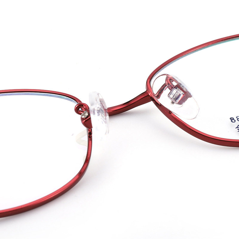 New glasses frame small size memory titanium frame 677 full frame metal Danyang glasses progressive presbyopic glasses frame for women