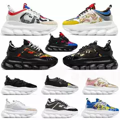 Cross-border foreign trade Chain retro torre shoes thick bottom increased casual sneaker shoes for men and women 36-45 Putian