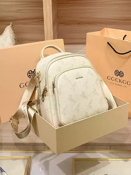 Commuting Backpack Women's New Fashion Versatile Bag Female College Student Backpack Simple Large Capacity School Bag Travel Backpack