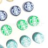 Acrylic paint printing Starbucks milk piece beaded loose beads Starbucks milk piece beaded pen car hanging mobile phone chain accessories