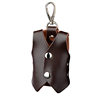 First-Layer Cowhide Car Key Case for Men, Creative Vest-Style Key Storage Bag, Cowhide Fashion Key Case for Women, Multi-Color