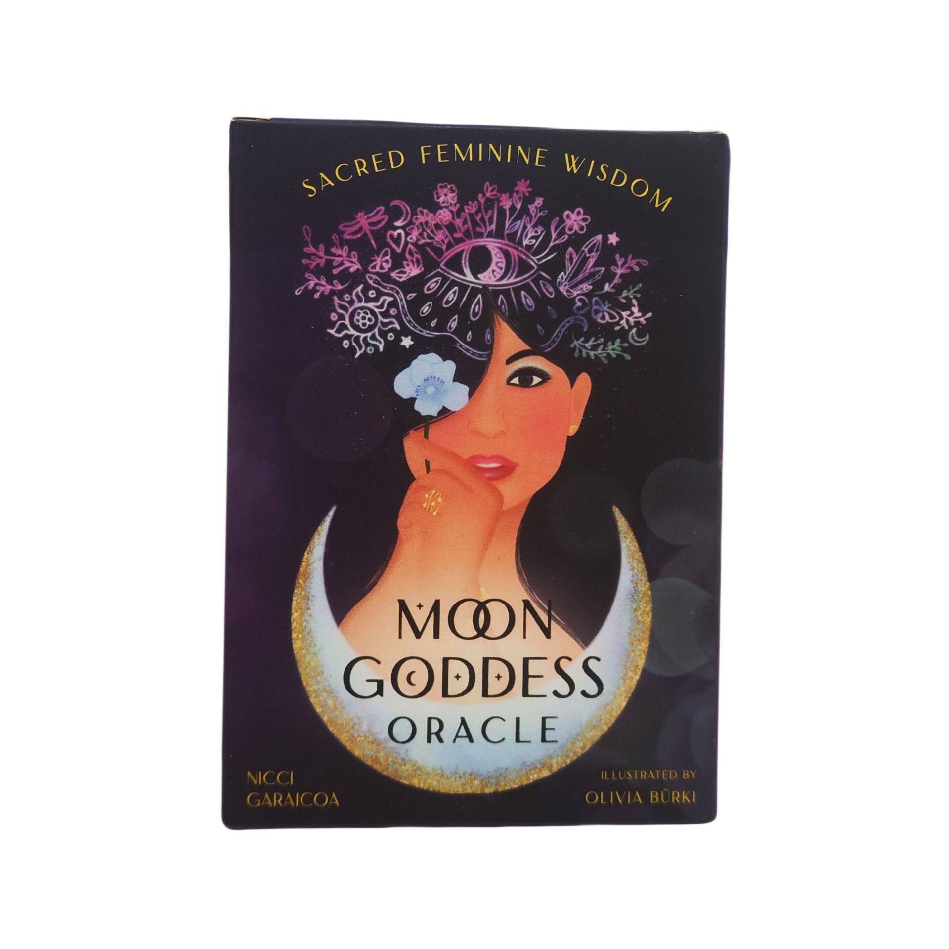 Новый продукт Moon Goddess Oracle Card Лунная Богиня Оракул Трансграничная настольная игра Английская карточная игра Изображение 1